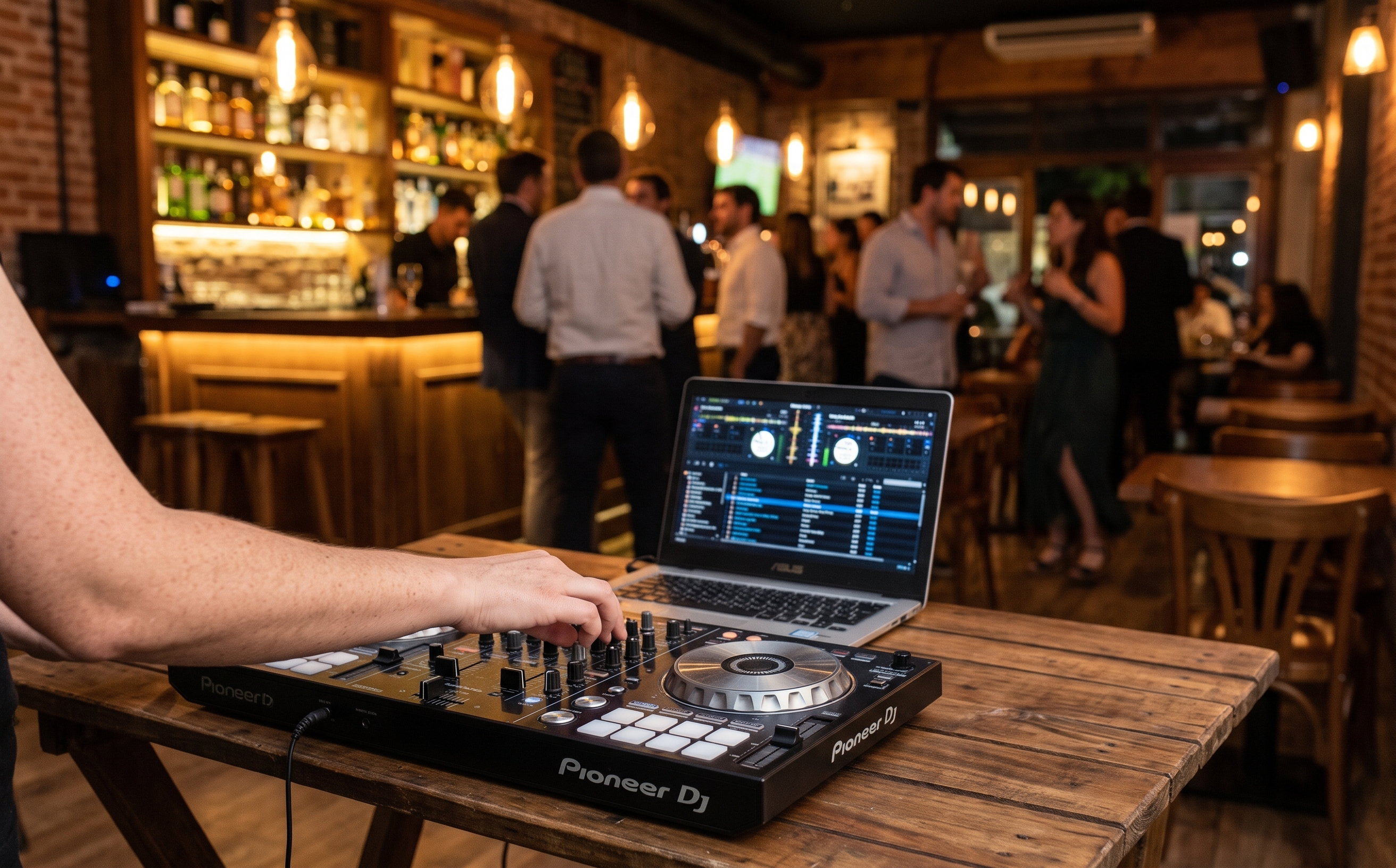 DJ en bar o local nocturno